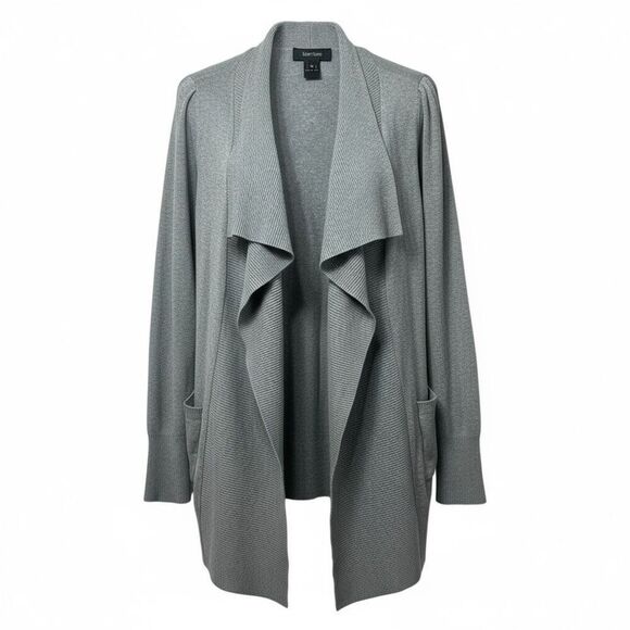 Karen Kane Sweaters - NWOT Karen Kane Ribbed Drape Open Front Cardigan Women's Medium